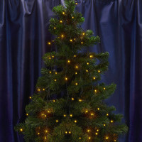 Гирлянда 230V  40 LED 4 м, желтый, IP 20,  шнур 1,5м, CL03, Feron 32295