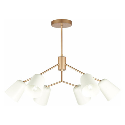 Evoluce SLE155902-06 Светильник потолочный Золотистый/Белый E14 6*40W