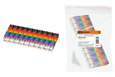 Маркеры наборные – комплект цифр («0»-«9») 6  мм2 (100 шт.) TDM Electric, SQ0534-0064