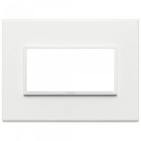 Vimar Накладка Eikon Evo на 4 модуля, белая полностью, 21654.17