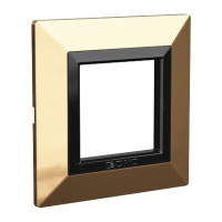 4408852 - ДКС Рамка из металла, "Avanti", золотая, 1 пост