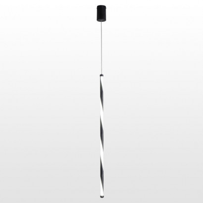 LUSSOLE Cass Подвесной светильник, цвет основания - черный, плафон - акрил (цвет - белый), 1x10W LED, LSP-8426
