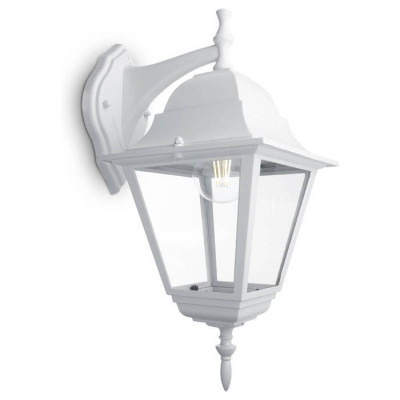 Светильник садово-парковый, 100W 230V E27 белый, 4202/PL4202 (на стену вниз), Feron 11025