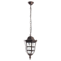 Светильник садово-парковый, 60W 230V IP44 коричневый, PL695 (на цепочке 500мм), Feron 11697