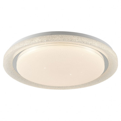 LUSSOLE MOONLIGHT Потолочный светильник, цвет основания - белый, плафон - акрил (цвет - белый), 1x72W LED, LSP-8314