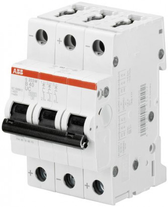 ABB Выключатель автоматический 3-полюсной S203M K4UC