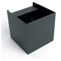 Светильник уличный светодиодный, 2*3W, 450Lm, 3000K, DH012, черный, Feron 48098