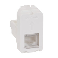 Розетка интернет RG45 5 CAT 1 модульная Meiton, A4279C5E