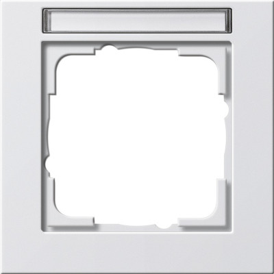 109129 Gira Рамка одинарная с полем для надписи