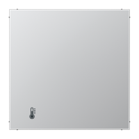 KNX-регулятор без ручки для установки температуры; алюминий, AL2178ORTS