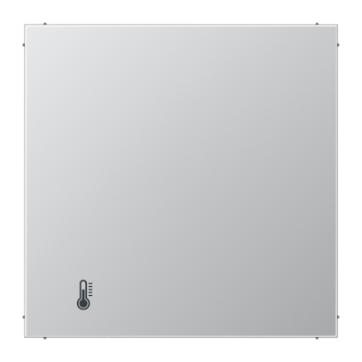 KNX-регулятор без ручки для установки температуры; алюминий, AL2178ORTS