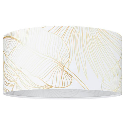 Eglo 900634 Свет-к настенно-потолочн BUCAMARANGA, 1x40W(E27), сталь, белый/текстиль, белый, золотой