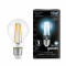 Лампа Gauss Filament А60 15W 1450lm 4100К Е27 LED 1/10/40, 102902215