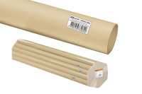 Труба гладкая жесткая ПВХ d 25 (74 м) длина 2 м индивид. штрихкод, "ЭКО" сосна TDM Electric, SQ0404-0043