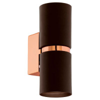 95371 Светодиодное бра PASSA, 2х3,3W(GU10), L60, H170, сталь, коричневый, медь