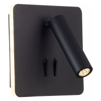 ST LUCE SL1586.431.01 Светильник настенный Черный LED 1*9W 3000K 624Lm Ra>80  IP20 L-xW140xH140 170-240V