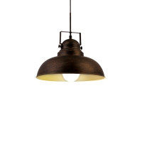 Arte Lamp MARTIN, Подвес, цвет арматуры - КОРИЧНЕВЫЙ, цвет плафона/декора - КОРИЧНЕВЫЙ, 1х75W E27, A5213SP-1BR