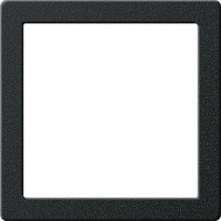 264820 - Gira E22 Монтажная рамка, черный матовый 264820 - Gira E22 Монтажная рамка, черный матовый