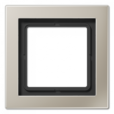 Рамка для вертикальной и горизонтальной установки, 1 пост; металл; нержавеющая сталь; LS Design, ESD2981