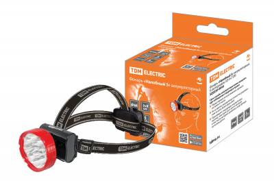 Фонарь «Налобный 5» аккумуляторный, 9 светодиодов, 0,8 Ач TDM Electric, SQ0350-0044