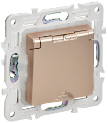 SKANDY Роз. з/к/ш кр. 16А IP44 SK-R11Sa песоч. IEK, SK-R16-16-44-K98