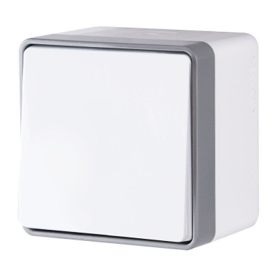 Werkel W5010201/ Выключатель одноклавишный влагозащищенный Gallant (белый), a051574