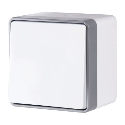 Werkel W5010201/ Выключатель одноклавишный влагозащищенный Gallant (белый), a051574