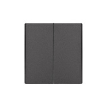 Выключатель STRONG 2 кл проходной (переключатель) 10А с/у графит KRANZ, KR-78-0709-6