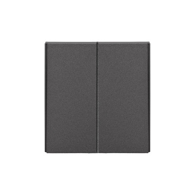 Выключатель STRONG 2 кл проходной (переключатель) 10А с/у графит KRANZ, KR-78-0709-6