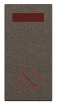 N2180.4 AN - Светосигнализатор с LED лампой, Не беспокоить, 1-модульный, серия Zenit, цвет антрацит - 2CLA218040N1801 N2180.4 AN - Светосигнализатор с LED лампой, Не беспокоить, 1-модульный, серия Zenit, цвет антрацит - 2CLA218040N1801