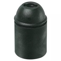 Vimar Патрон для ламп E27 CPFIL CM/LISC черный, 02101.S Vimar Патрон для ламп E27 CPFIL CM/LISC черный, 02101.S