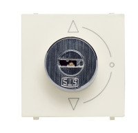 N2253 BL - Механизм выключателя с ключом на 2 положения, с фиксацией, 2-модульный, серия Zenit, цвет альпийский белый - 2CLA225300N1101