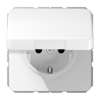 SCHUKO®-розетка 16 A / 250 B ~ с крышкой, CD1521BFKLWW