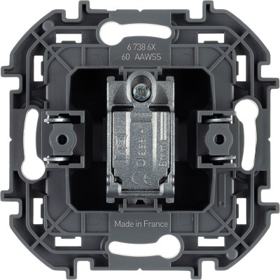 Legrand Розетка TV (телевизионная) - Legrand Inspiria - проходная 14дБ 5-862мГц - алюминий, 673862