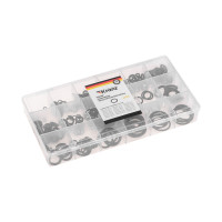 Набор резиновых уплотнительных колец 3-22мм (225 шт/уп) KRANZ, KR-01-3101-17