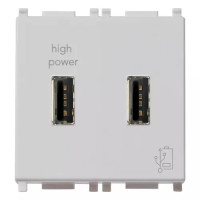 Vimar Зарядное устройство с разъемом USB 5V 2,1A, серебро, 14295.SL Vimar Зарядное устройство с разъемом USB 5V 2,1A, серебро, 14295.SL