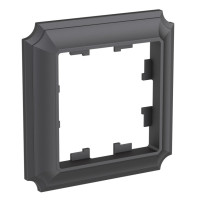 ATN101401 - ATLASDESIGN ANTIQUE 1-постовая РАМКА, БАЗАЛЬТ, Systeme Electric