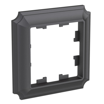 ATN101401 - ATLASDESIGN ANTIQUE 1-постовая РАМКА, БАЗАЛЬТ, Systeme Electric