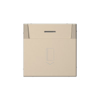 GAL000514S - ARTGALLERY ВЫКЛЮЧАТЕЛЬ карточный 10А, без задержки времени, быстр.клемм., ШАМПАНЬ, Systeme Electric