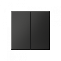 GAL001451S - ARTGALLERY 2-клавишный ВЫКЛЮЧАТЕЛЬ, 10АХ, механизм, быстрозажим. клем., БАЗАЛЬТ, Systeme Electric