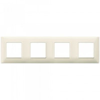 Vimar Накладка для 8 модулей (2+2+2+2) расстояние между центрами 71мм бежевая, 14669.03
