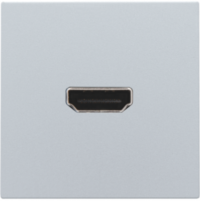 Niko Серебро Розетка  HDMI/HDMI, 121-69417