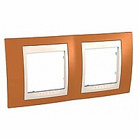 ХАМЕЛЕОН РАМКА 2-постовая, горизонтальная, БЕЖЕВЫЙ/ ОРАНЖЕВЫЙ