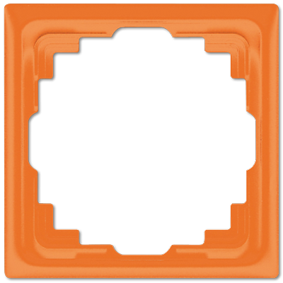 Рамка для инсталляции в кабельных каналах, однократная; оранжевая, CD581KO
