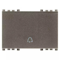 Vimar Клавиша на 3 модуля с симв "звонок", Metal, 19023.C.M Vimar Клавиша на 3 модуля с симв "звонок", Metal, 19023.C.M