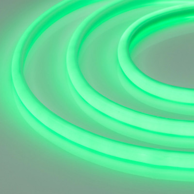 Светодиодная лента герметичная RTW-PWT-A180-13mm 24V Green (14.4 W/m, IP68, 2835, 5m) (Arlight, 14.4 Вт/м, IP68), 026164(2)