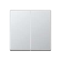 Двойная клавиша для балансирных механизмов выключателей (кнопок), в комплекте с AS90-5HP (крепежный элемент), возможно IP44; дюропласт; алюминий; A500, A595AL