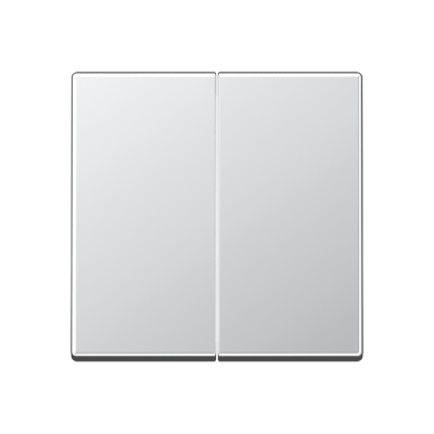 Двойная клавиша для балансирных механизмов выключателей (кнопок), в комплекте с AS90-5HP (крепежный элемент), возможно IP44; дюропласт; алюминий; A500, A595AL