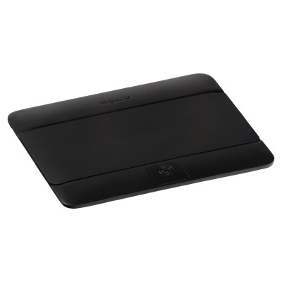 Выдвижной блок в стол, с комплектом для монтажа, 4 модуля, цвет черный, для монтажа ЭУИ