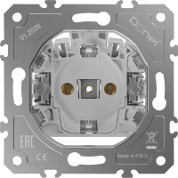 Donel D16  Механизм розетки Schuko с заземлением 16А 250 В~ быстрозажимные контакты,, DO18800